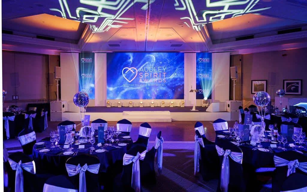 Audley Spirit awards corporate event