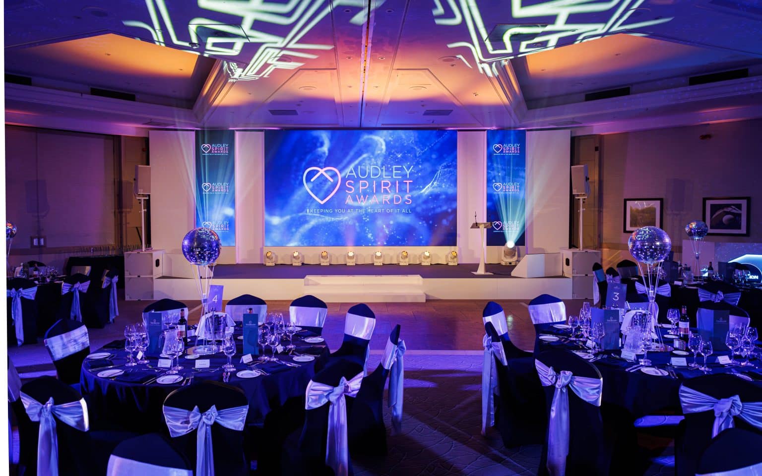 Audley Spirit awards corporate event